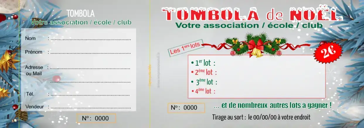 Tiucket tombola Sport - HTF